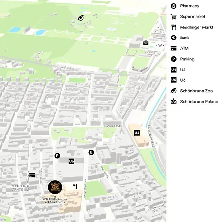 Weltwien Luxury Art & Free Parking 4* Vídeň