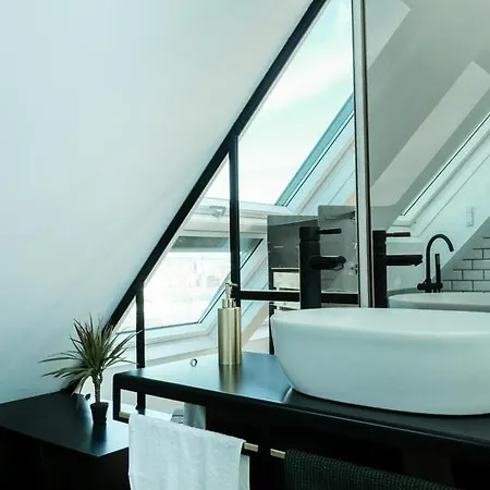 Blackriver Loft Mit Gratis Parkplatz Nahe Schoenbrunn Und U6 Apartment Vienna