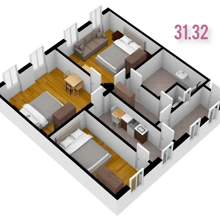 Apartmán Davidov Danube Vídeň