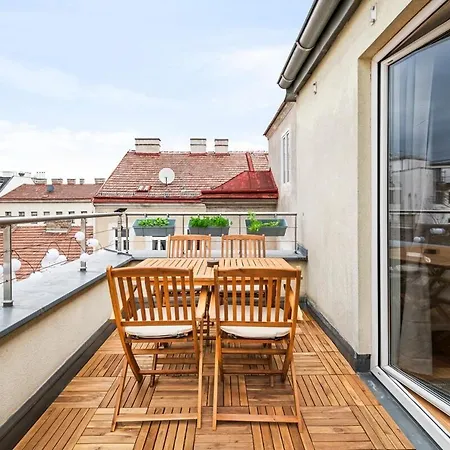 Modern Near Center - Rooftop Terrace Vienna