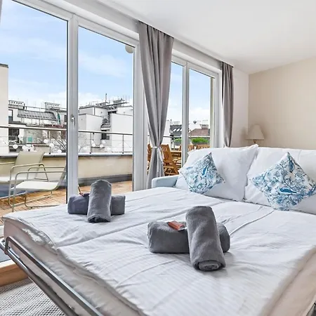 Modern Near Center - Rooftop Terrace Apartment Vienna