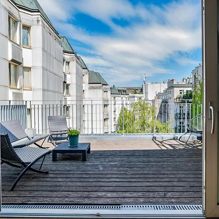 Panorama Rooftop Terrace I 3 Min To Mariahilferstrasse Appartement